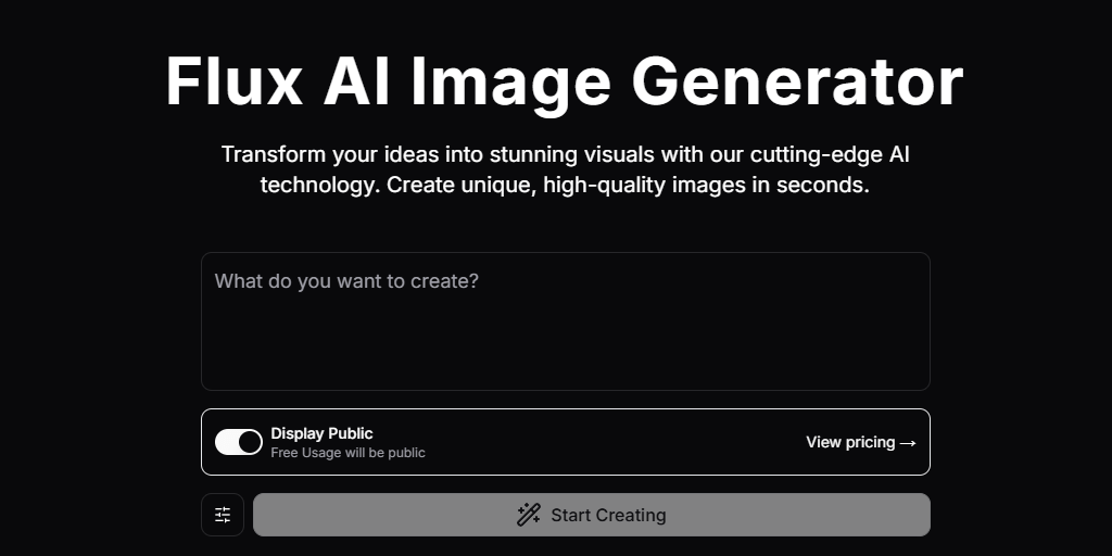 FluxAI Image Generator