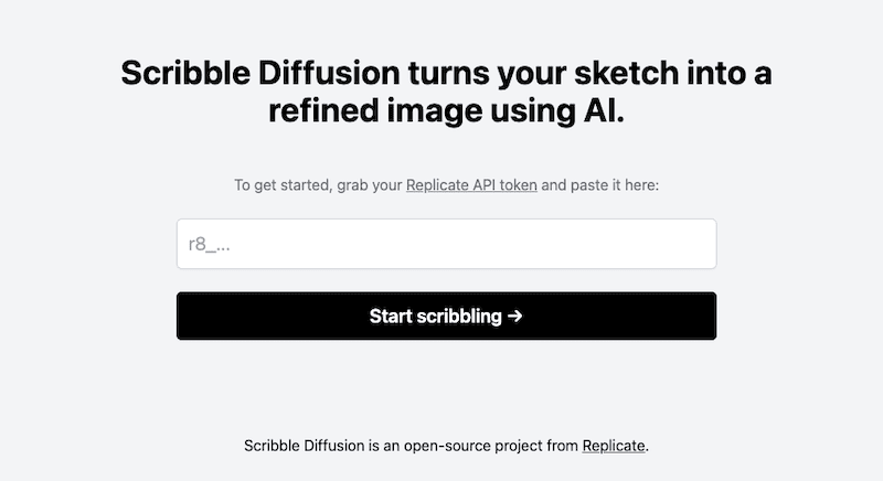 Scribble Diffusion